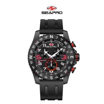 Seapro Men's Gallantry Black Dial Watch product image
