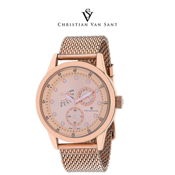 Christian Van Sant Men's Rio Rose Gold Dial Watch product image
