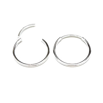 925 Sterling Silver Minimalist Hoop Earrings product image