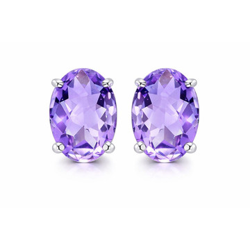 Women's Amethyst Stud Earrings product image