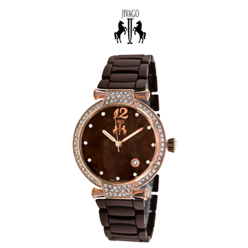 Jivago Women's Bijoux Brown MOP Dial Watch product image