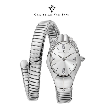 Christian Van Sant Women's Naga Silver Dial Watch product image