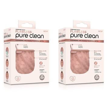 Finishing Touch Flawless 7-Day Facial Cleansing Mitt (2-Pack) product image