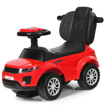 3-in-1 Kid's Ride-On Push Car with Music  product image