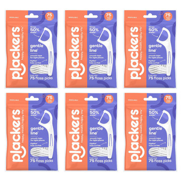 Plackers Gentle Line Floss Picks (6-Pack) product image