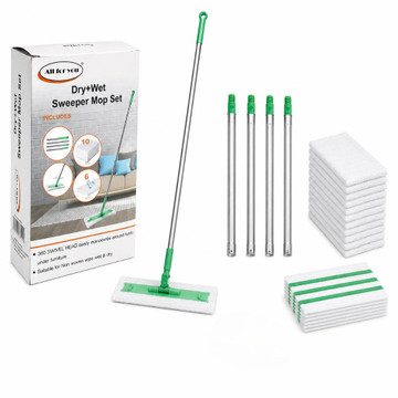 2-in-1 Dry & Wet Sweeper Mop Set product image