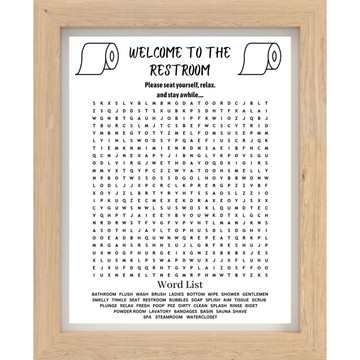 'Welcome to the Restroom' Art Print product image