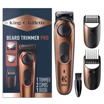 King C Gillette Pro Beard Trimmer & Edger Kit product image