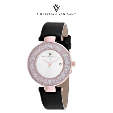 Christian Van Sant Women's Dazzle Silver Dial Watch product image