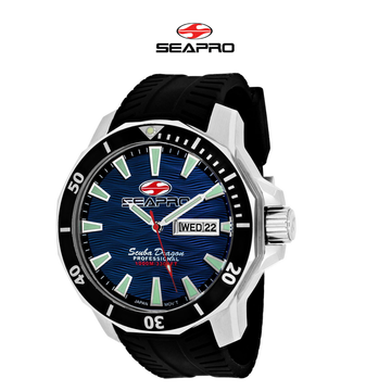 Seapro Men's Diver Limited Edition 1000 Meters Blue Dial Watch product image