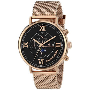 Christian Van Sant Men's LTD Black Dial Watch product image