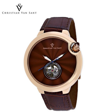Christian Van Sant Men's Cyclone Automatic Brown Dial Watch product image