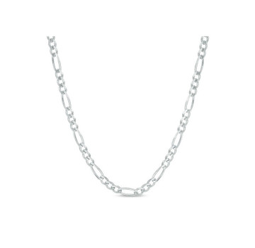 Solid .925 Sterling Silver 3 mm Italian Figaro Link Chain product image Solid .925 Sterling Silver 3 mm Italian Figaro Link Chain product image