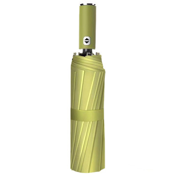 Automatic Folding Umbrella with LED Flashlight Handle product image
