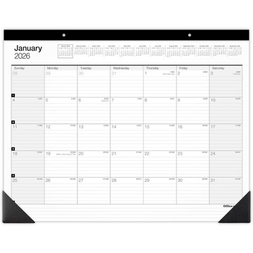 Office Depot Brand Monthly Desk Pad Calendar  (21 3/4" X 17")  product image