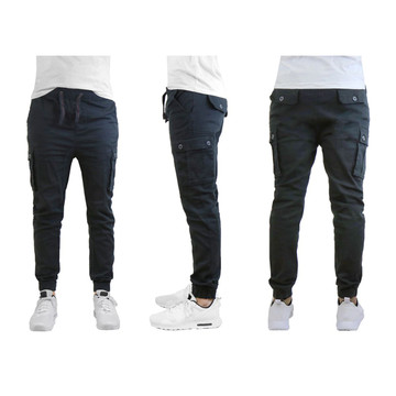 Men's Stretch Fit Cotton Cargo Joggers product image
