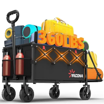 360LBS Heavy-Duty Foldable Wagon Cart product image