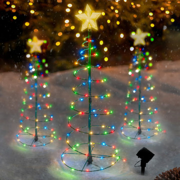 Merrylite™ Solar LED Metal Christmas Tree product image Merrylite™ Solar LED Metal Christmas Tree product image