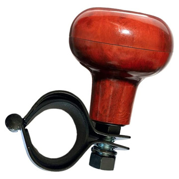 Woodgrain Universal Steering Wheel Spinner Knob product image  Woodgrain Universal Steering Wheel Spinner Knob product image