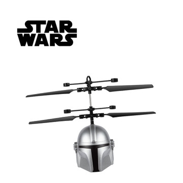 Star Wars® The Mandalorian Mando Helmet Heli Toy Drone product image Star Wars® The Mandalorian Mando Helmet Heli Toy Drone product image