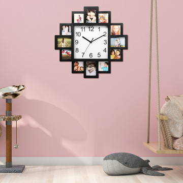 12-Picture Photo Frame Clock   product image