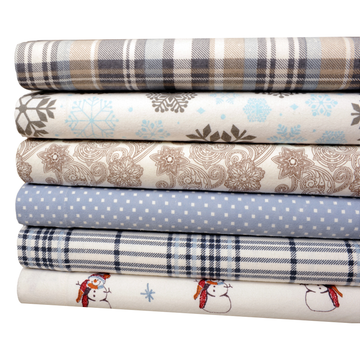 Bibb Home® 4-Piece Printed Cotton Flannel Sheet Set product image Bibb Home® 4-Piece Printed Cotton Flannel Sheet Set product image