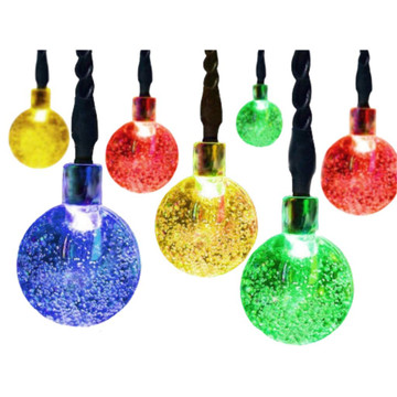 16-Foot 20-LED Crystal Ball Solar String Light product image 16-Foot 20-LED Crystal Ball Solar String Light product image
