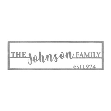 Personalized Established Family Last Name Plaque product image Personalized Established Family Last Name Plaque product image