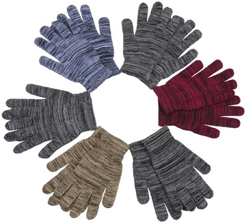 Assorted Acrylic Winter Gloves (6-Pair) product image Assorted Acrylic Winter Gloves (6-Pair) product image