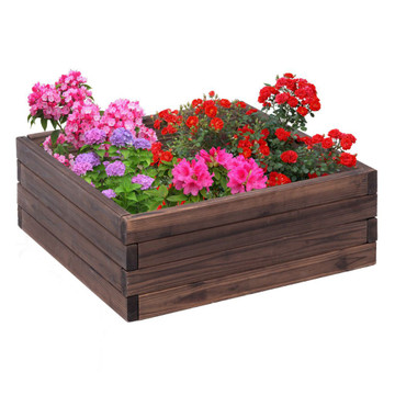2' x 2' Square Raised Garden Bed Elevated Box for Flowers & Vegetables product image