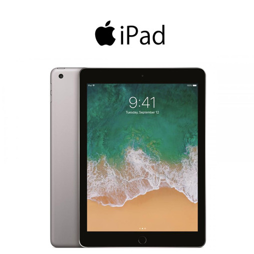 Apple® iPad 6th Gen Bundle, 128GB, Wi-Fi, MR7J2LL/A (2018 Release