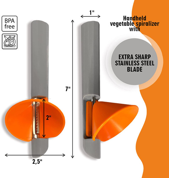 Cheer Collection® Vegetable Peeler And Spiralizer product image