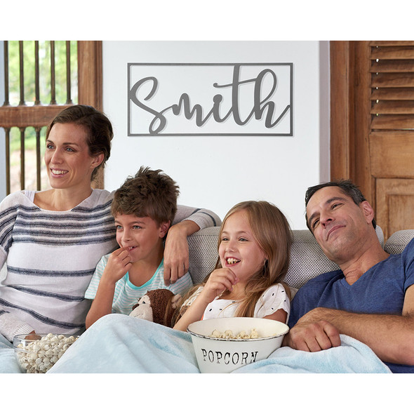 Personalized Sanded Steel Name Sign product image