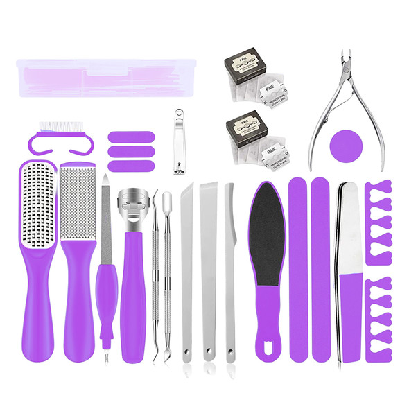 Professional 28-Piece Stainless Steel Manicure/Pedicure Kit product image