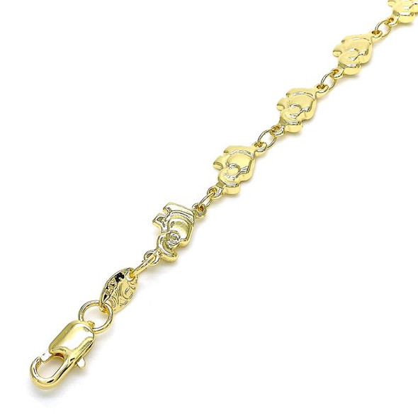 Kids' 14K-Gold Plated Good Luck Elephant Bracelet product image