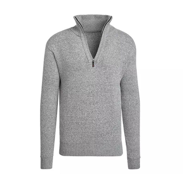 Alta Men's Casual Long Sleeve Half-Zip Mock Neck Sweater Jacket product image