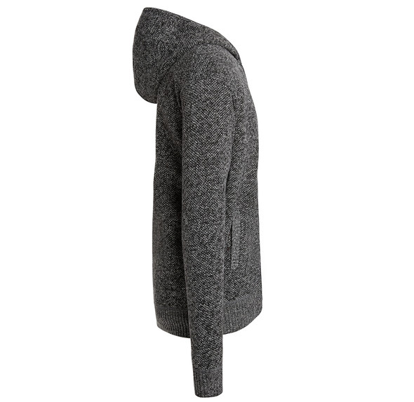 Men’s Casual Fleece Lined Sweater Jacket with Hoodie product image
