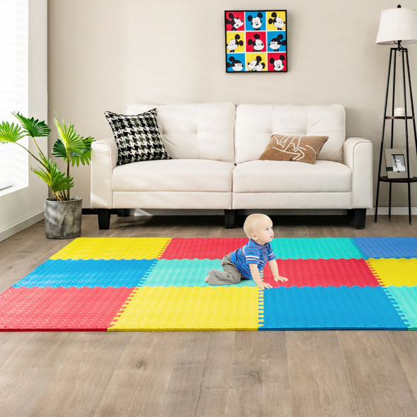 1/2-Inch Interlocking Puzzle Floor Exercise Mat (36- or 48-Pack) product image