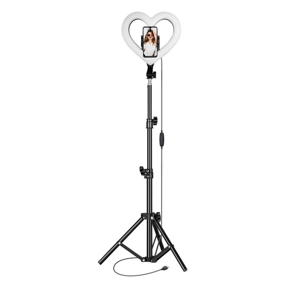 SuperSonic® Pro Live Stream 10-Inch Heart-Shaped Selfie Ring Light, SC-2310SRH product image