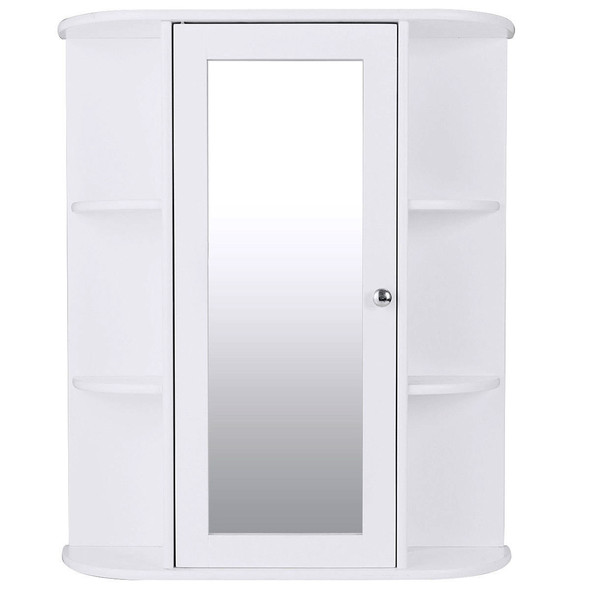 Wall-Mounted Bathroom Storage Medicine Cabinet with Mirror product image