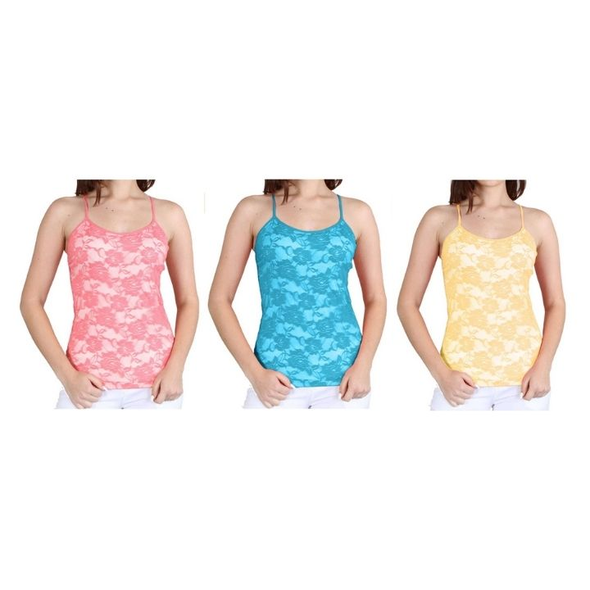 Women’s Seamless Lace Stretch Adjustable Camisole Top product image