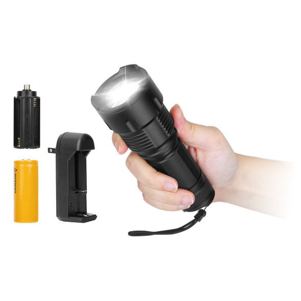 LakeForest® LED Rechargeable Flashlight product image