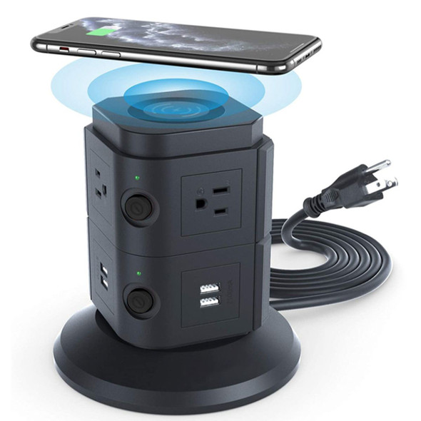 Power Strip Tower Surge Protector Charging Station with 6 AC/4 USB product image