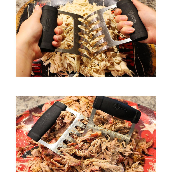 Cave Tools® Metal Knuckle Grip Meat Claws for Shredding Meat (Set of 2) product image