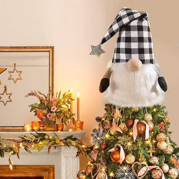 Gnome Christmas Tree Topper Decoration (2-Pack) product image