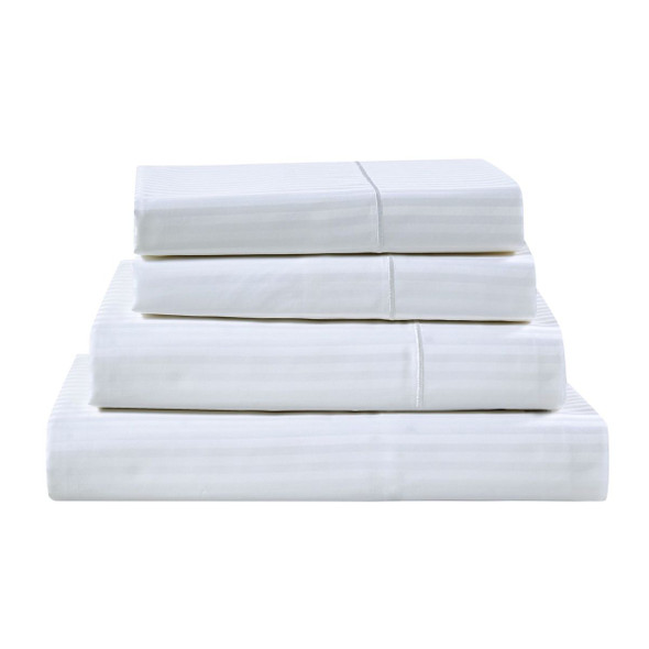 Kathy Ireland® 500 Thread Count Damask Stripe Sheet Set product image