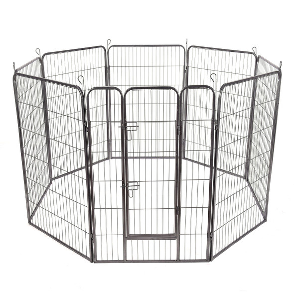 Metal Pet Playpen Dog Fence with Door product image