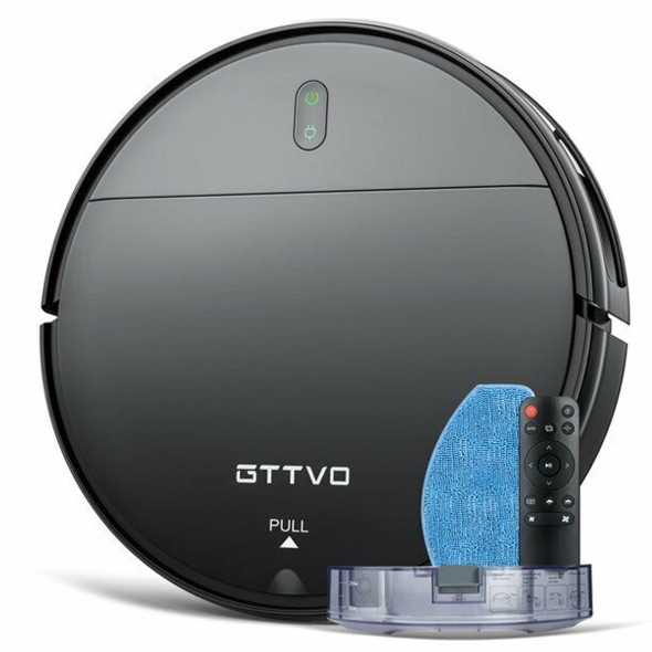 GTTVO BR150 Robot Vacuum Cleaner Mop 2 in 1 Mopping - Black product image