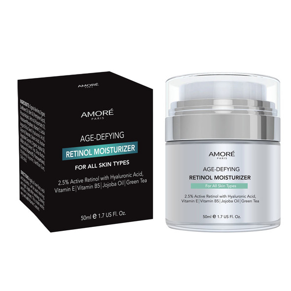 Amoré Paris™ Age-Defying Retinol Moisturizer for All Skin Types product image