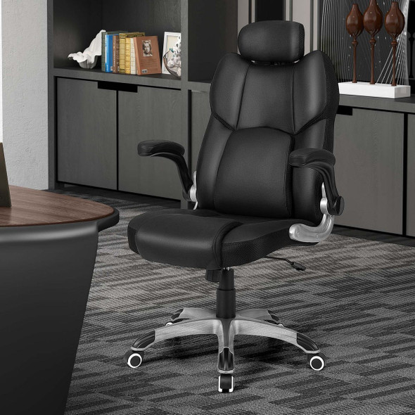 Kneading Massage Office Chair with Adjustable Headrest product image